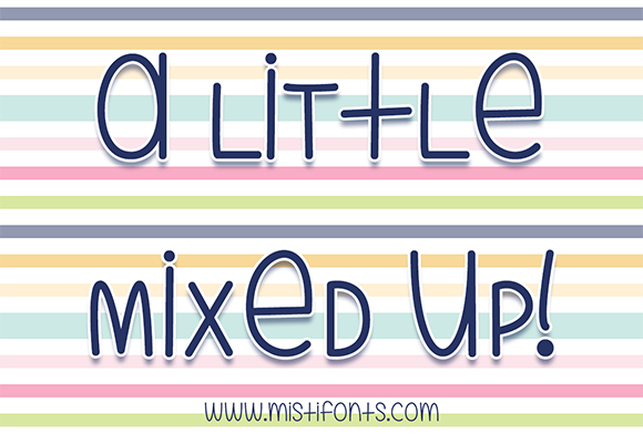 A Little Mixed Up: The Whimsical Handwritten Font for Makers