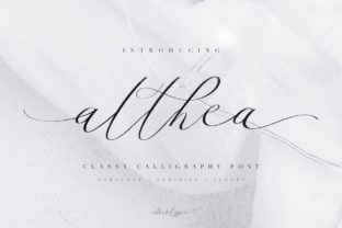 Althea Script: A Typeface for Elegant Editorial Design