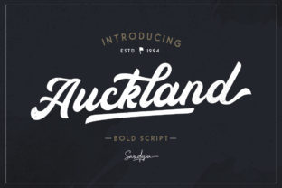 Auckland Script: A Bold Typeface for Impactful Campaigns