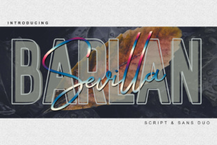 Barlan Sevilla Duo Typeface for Editorial Design