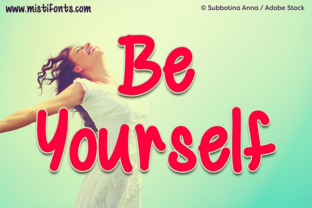 Be Yourself: A Handwritten Font for Editorial Design