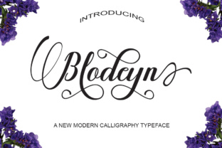 Blodeyn: A Script Font That Elevates Small Business Branding