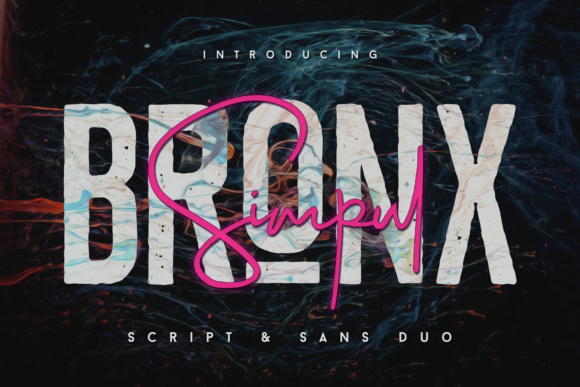 Bronx Simpul Duo: A Modern Typeface for Web Design