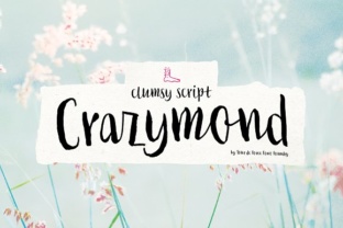 Crazymond: A Playful Script Font for Branding