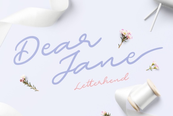 Dear Jane Script: A Handwritten Font for Elegant Branding