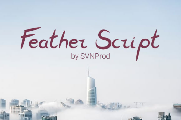 Feather Script: A Delicate Typeface for Digital Design