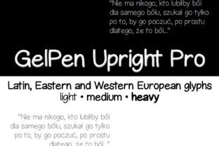 GelPen Upright Pro: A Quirky Handwritten Font for Editorial Design