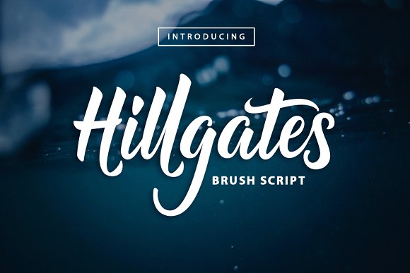 Hillgates: A Script Font for Authentic Branding