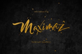 Maximaz: A Handwritten Font for Editorial Design
