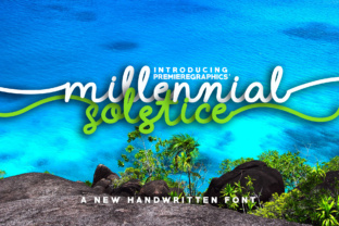 Millennial Solstice Font for Crafters