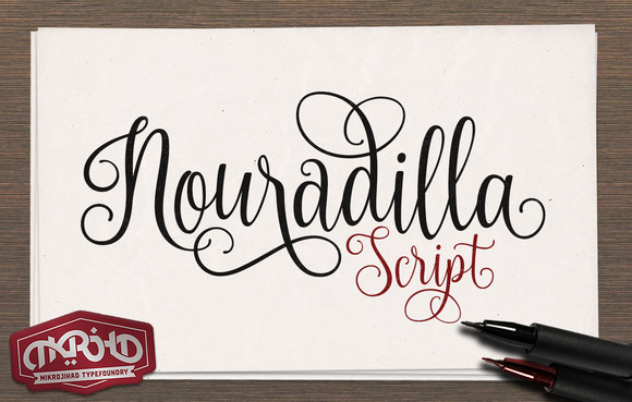 Nouradilla Script Free Version for Business Branding