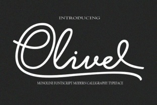 Olive Typeface: A Fluid Script for Editorial Design