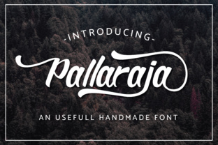 Pallaraja: A Romantic Display Font for Makers