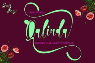 Qalinda: A Unique Script Font for Crafters