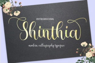 Shinthia: A Script Font for Bold Campaigns