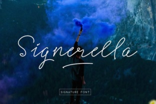 Signerella: A Handwritten Font for Crafters