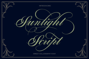 Sunlight Script Font for Crafters